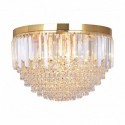 Plafonnier ZUMA LINE CHARLOTTE doré / transparent – 7 sources E14 – FC19003/7