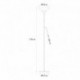 Lampadaire ZUMA LINE SARDA blanc mat – 1 source E27 – A4036-MWH