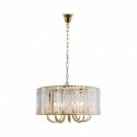 Suspension ZUMA LINE PARIS doré / transparent – 10 sources E14 – 1906/10