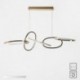Suspension ZUMA LINE CHOLET doré French Gold – LED intégrée – MD7361-5A-EGT
