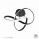 Plafonnier ZUMA LINE INDIGO noir / chromé – LED intégrée – MX9717-1-3BCD