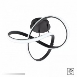 Plafonnier ZUMA LINE INDIGO noir / chromé – LED intégrée – MX9717-1-3BCD