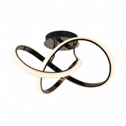 Plafonnier ZUMA LINE INDIGO noir / chromé – LED intégrée – MX9717-1-3BCD