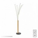 Lampadaire ZUMA LINE VELDEN bois clair / noir mat – LED intégrée – ML4767-3BMD