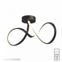 Plafonnier ZUMA LINE CLINT noir – LED intégrée – MX6347-1-3BT