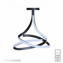 Plafonnier ZUMA LINE VISO noir – LED intégrée – MX9932-2-3BD