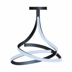 Plafonnier ZUMA LINE VISO noir – LED intégrée – MX9932-2-3BD