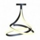 Plafonnier ZUMA LINE VISO noir – LED intégrée – MX9932-2-3BD