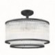 Plafonnier ZUMA LINE SERGIO noir mat – 5 sources E14 – C0528-05H-P7AC
