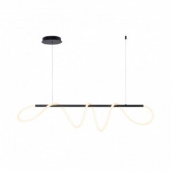 Suspension ZUMA LINE BALBO noir – LED intégrée – 20006PM-BK