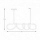 Suspension ZUMA LINE BALBO noir – LED intégrée – 20006PM-BK