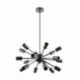 Suspension ZUMA LINE MANDI noir mat – 18 sources E27 – A8181-18-MBK