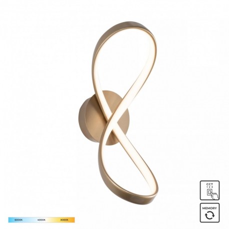 Applique murale ZUMA LINE FERMI doré – LED intégrée – 20026W-GD