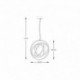 Suspension ZUMA LINE TESS noir – LED intégrée – MD9203-4-3BD