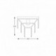 Plafonnier ZUMA LINE AMEDEO doré / transparent – 1 source E27 – C17106/1