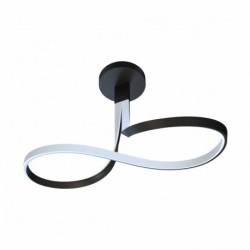 Plafonnier ZUMA LINE VISO noir – LED intégrée – MX9932-1-3BD