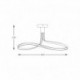 Plafonnier ZUMA LINE VISO noir – LED intégrée – MX9932-1-3BD