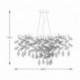Suspension ZUMA LINE CINDY chromé – 10 sources G9 LED – MD4115-1-ECN