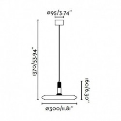 FARO PLANET LED Lampe suspension