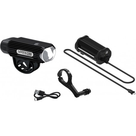 Lezyne Deca StVZO 1200 Loaded Kit — éclairage vélo avant