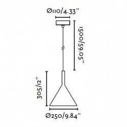 Suspension LED Faro Pam