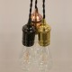 Suspension Belucca Pendula Vintage SET - noir-cuivre-or