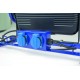 As Schwabe 846428 - projecteur de chantier LED 80W 4000K 6800lm IP44 - zoom sur double prises femelles