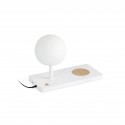 Lampe table blanche Faro Niko LED