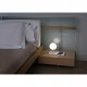 Faro Niko LED - réf. 01007 - Lampe de table - chargeur téléphone wire-less - vue du face dans la chambre