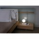 Faro Niko LED - réf. 01007 - Lampe de table - chargeur téléphone wire-less - vue du face dans la chambre