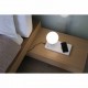 Faro Niko LED - réf. 01007 - Lampe de table - chargeur téléphone wire-less - vue du dessus dans la chambre
