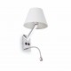 Faro Moma 2 led - réf. 68506 - applique murale moderne blanc - vue 1