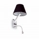 Faro Moma 2 led - réf. 68507 - applique murale moderne noir - vue 1