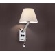 Faro Moma 2 led - réf. 68506 - applique murale moderne blanc - vue 2