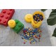 TÊTE DE RANGEMENT LEGO L - GARÇON réf.4032 - avec pièce de Lego