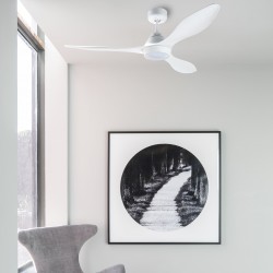 Ventilateur de plafond blanc FARO POLARIS LED