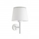 Abat-jour blanc sur applique FARO SAVOY 20310