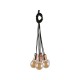 NOWODVORSKI CABLE black-copper VII Lampe suspension noir