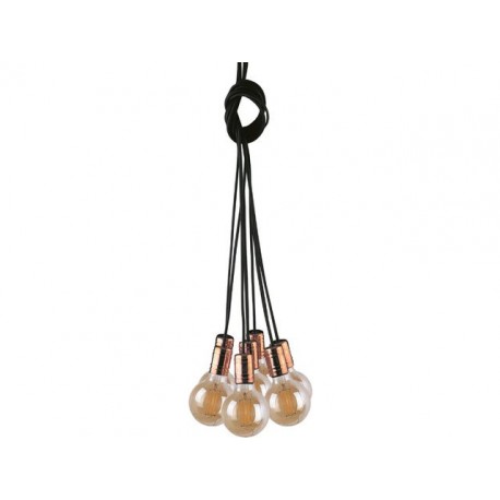 NOWODVORSKI CABLE black-copper VII Lampe suspension noir