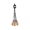 NOWODVORSKI CABLE black-copper VII Lampe suspension noir