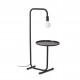 Lampadaire noir FARO GUEST 01046 - plateau noir