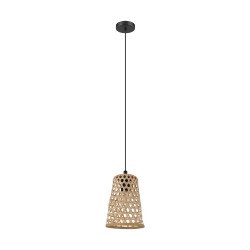 Luminaire en suspension Eglo Claverdon Ø 18cm - fond blanc