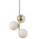 Lampe suspension laiton  Nordlux Lilly - fond blanc - 48603035