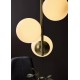 Lampe suspension laiton  Nordlux Lilly - fond blanc