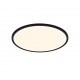 Plafonnier salle de bain noir Nordlux Oja 42 IP54 BATH 3000K/4000K - 2015116103 - fond blanc