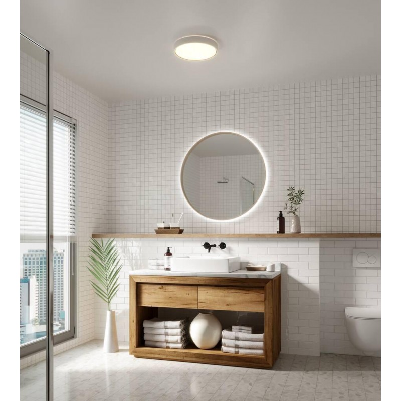 Plafonnier led Faro Salle de bain Blanc Métal 64188 – Plafonniers salle de  bain chez Luminaires Online