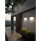 Applique murale extérieur LED noir Nordlux Ava - 2019001003 - sur mur