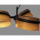Lampe suspension bois Loop LED - 29567
