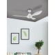 Ventilateur à lumière blanc Eglo Antibes 35015