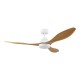Ventilateur à lumière brun clair Eglo Antibes 35071